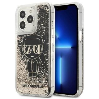 -&nbsp;Karl Lagerfeld Karl Lagerfeld KLHCP13XLGGKBK iPhone 13 Pro Max 6,7'' czarny / black hardcase Liquid Glitter Gatsby
