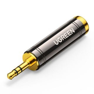 -&nbsp;Ugreen Ugreen adapter 3.5mm audio adapter  male  to 6.35mm mini jack  female  gray  AV168  Grey