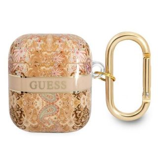 GUESS&nbsp;GUA2HHFLD AirPods cover gold / gold Paisley Strap Collection