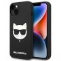 - Karl Lagerfeld Karl Lagerfeld KLHMP14MSLCHBK iPhone 14 Plus 6.7 "hardcase black  /  black Silicone Choupette Head Magsafe