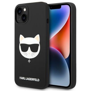 -&nbsp;Karl Lagerfeld Karl Lagerfeld KLHMP14MSLCHBK iPhone 14 Plus 6.7 "hardcase black  /  black Silicone Choupette Head Magsafe