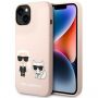 - Karl Lagerfeld Karl Lagerfeld KLHMP14MSSKCI iPhone 14 Plus 6.7 "hardcase light pink  /  light pink Silicone Karl & Choupette Magsafe