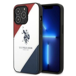 -&nbsp;U.S. Polo PU US Polo USHCP14LPSO3 iPhone 14 Pro 6.1" white / white Tricolor Embossed