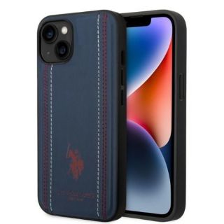 -&nbsp;U.S. Polo PU US Polo USHCP14MPFAV iPhone 14 Plus 6.7" navy / navy blue Leather Stitch