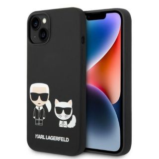 -&nbsp;Karl Lagerfeld Karl Lagerfeld KLHMP14MSSKCK iPhone 14 Plus 6.7 "hardcase black  /  black Liquid Silicone Karl & Choupette Magsafe