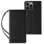 - Hurtel Magnet Strap Case for Samsung Galaxy S23+ Flip Wallet Mini Lanyard Stand Black