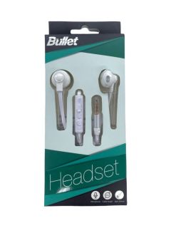-&nbsp;BULLET Earphones 3.5mm, 120 cm. White
