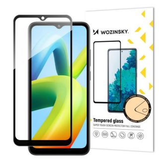 -&nbsp;Wozinsky Wozinsky Full Glue Tempered Glass Full Screen Tempered Glass for Xiaomi Redmi A1+ 9H with Black Frame