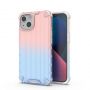 - Hurtel Ombre Protect Case for iPhone 13 pink and blue armored case