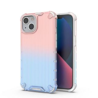 -&nbsp;Hurtel Ombre Protect Case for iPhone 13 pink and blue armored case