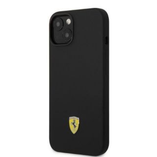 Ferrari&nbsp;FEHMSIP14MBK iPhone 14 Plus 6.7" black / black hardcase Silicone Metal Logo Magsafe