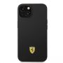 FEHMSIP14MBK iPhone 14 Plus 6.7" black / black hardcase Silicone Metal Logo Magsafe