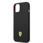FEHMSIP14MBK iPhone 14 Plus 6.7" black / black hardcase Silicone Metal Logo Magsafe