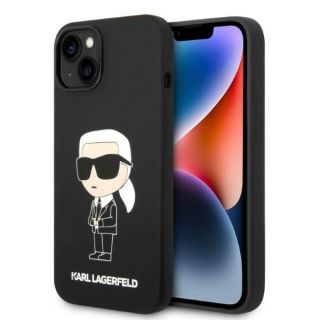 -&nbsp;Karl Karl Silicone Ikonik case for iPhone 14 Plus black