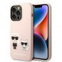- Karl Lagerfeld Karl Lagerfeld KLHMP14XSSKCI iPhone 14 Pro Max 6.7" hardcase light pink / light pink Silicone Karl & Choupette Magsafe