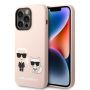 - Karl Lagerfeld Karl Lagerfeld KLHMP14XSSKCI iPhone 14 Pro Max 6.7" hardcase light pink / light pink Silicone Karl & Choupette Magsafe