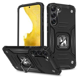 -&nbsp;Wozinsky Wozinsky Ring Armor case for Samsung Galaxy S23+ armored cover magnetic holder ring black