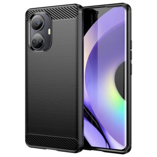 -&nbsp;Hurtel Carbon Case case for Realme 10 Pro flexible silicone carbon cover black
