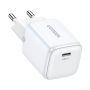 - Ugreen Nexode mini CD318 15324 GaN 20W USB-C PD 3.0  /  QC 4.0 network charger White