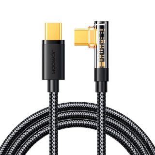 -&nbsp;Joyroom Joyroom Gaming Cable S-CC100A6 USB-C  angled   /  USB-C  straight  100W 1.2m black