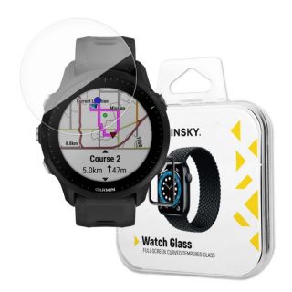 -&nbsp;Wozinsky - Wozinsky Full Glue Tempered Glass Tempered Glass For Garmin Forerunner 955 9H Full Screen Full Cover With Black Frame