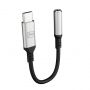 3MK 3mk USB-C adapter - 3.5 mm minijack - silver