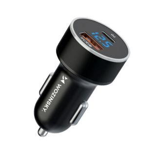 -&nbsp;Wozinsky Wozinsky WDCCAC USB-C USB-A 36W car charger black