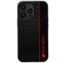 Audi Carbon Fiber Stripe iPhone 13 Pro  /  13 6.1" black / black hardcase AUS-TPUPCIP13P-R8 / D1-BK