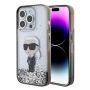 - Karl Karl Liquid Glitter Ikonik case for iPhone 15 Pro transparent