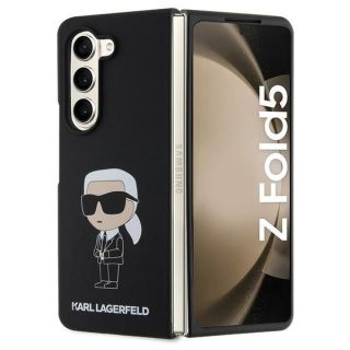-&nbsp;Karl Lagerfeld Karl Lagerfeld KLHCZFD5SNIKBCK Z Fold5 hardcase black / black Silicone Ikonik