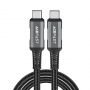 - Acefast Acefast C1-09 USB-C  /  USB-C USB4 PD3.1 cable 5A 1m gray-black
