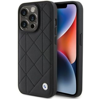 BMW&nbsp;BMW BMW Leather Quilted case for iPhone 15 Pro Max - black