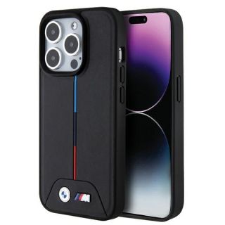 BMW BMW BMW Quilted Tricolor MagSafe case for iPhone 15 Pro - black