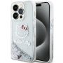 - Hello Kitty Hello Kitty Liquid Glitter Charms Kitty Head case for iPhone 13 Pro Max silver