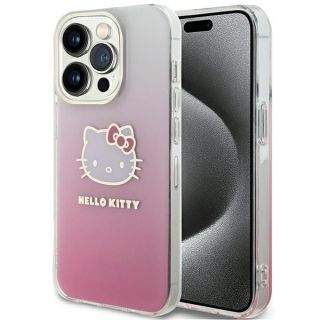 -&nbsp;Hello Kitty Hello Kitty IML Gradient Electrop Kitty Head case for iPhone 15 Pro Max pink