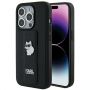 - Karl Karl Gripstand Saffiano Choupette Pins case for iPhone 14 Pro black