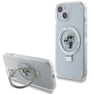 -&nbsp;Karl Karl Ring Stand Karl&Choupette MagSafe case for iPhone 14  /  15  /  13 white