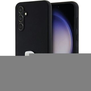 -&nbsp;Karl Karl Silicone Ikonik Metal Pin case for Galaxy S23 FE black
