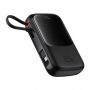 Baseus Baseus Baseus Qpow Pro+ 10000mAh 22.5W powerbank with built-in USB-C cable and display - black