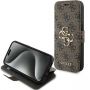 GUESS Guess Guess 4G Metal Logo case for iPhone 15 Pro - brown