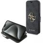 GUESS Guess Guess 4G Metal Logo case for iPhone 15 Pro - gray