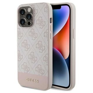GUESS&nbsp;Guess Guess 4G Stripe Collection case for iPhone 14 Pro - pink