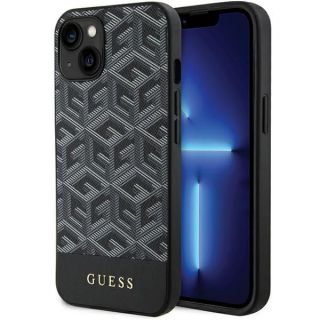 GUESS&nbsp;Guess Guess GCube Stripes MagSafe case for iPhone 15  /  14  /  13 - black