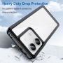 Hurtel Outer Space Case with gel frame for Redmi Note 13 5G black