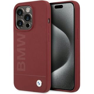 BMW&nbsp;BMW BMW Silicone Big Logo MagSafe case for iPhone 15 Pro - red