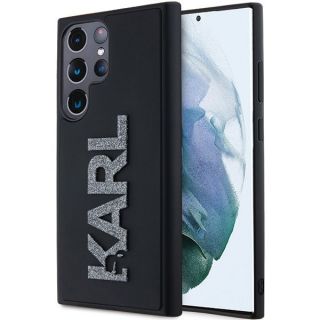-&nbsp;Karl Karl 3D Rubber Glitter Logo case for Galaxy S23 Ultra black