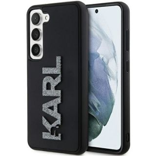 -&nbsp;Karl Karl 3D Rubber Glitter Logo case for Galaxy S23 black