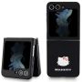 - Hello Kitty Hello Kitty Metal Logo Kitty Head case for Galaxy Z Flip 5 black