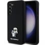 - Karl Karl Silicone Karl&Choupette Metal Pin case for Galaxy S23+ black