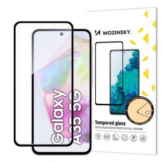 -&nbsp;Wozinsky - Wozinsky Full Glue Tempered Glass for Samsung Galaxy A35 with black frame